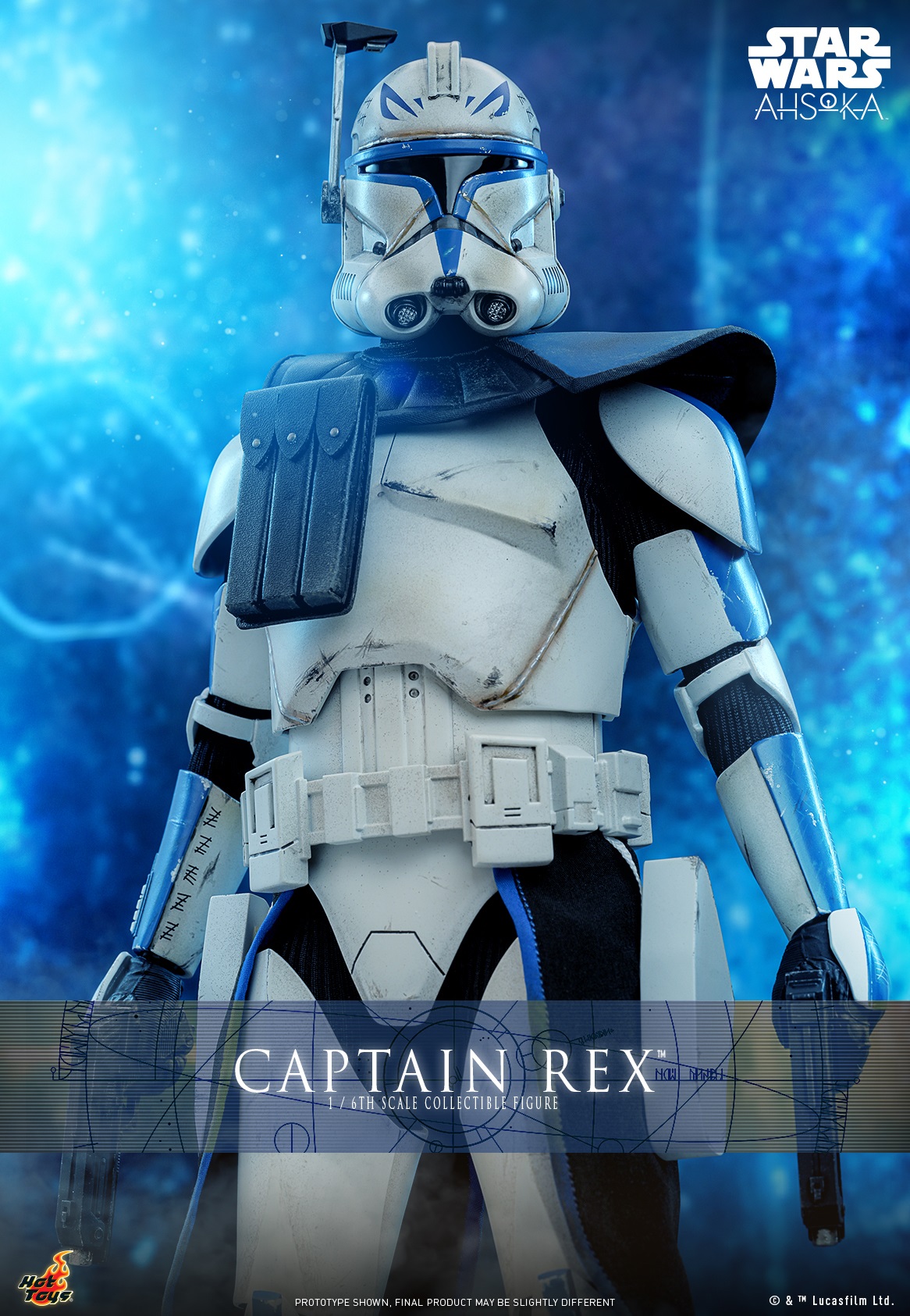 Pre-Order Hot Toys Star Wars Ahsoka Captain Rex Sixth Scale Figure TMS119